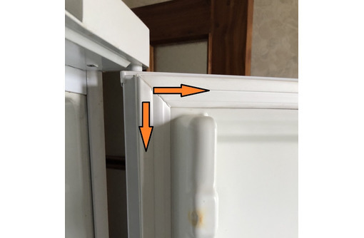 Замена резины на холодильнике